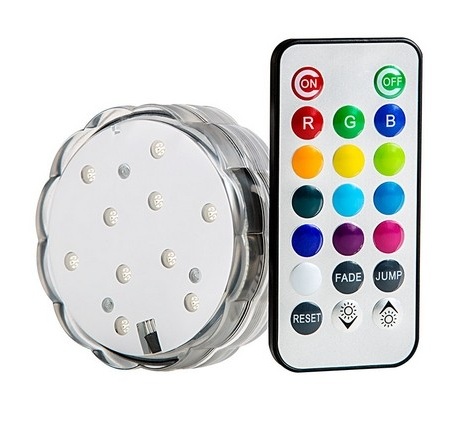 Submersible Battery Powered Multi-Color Waterproof Small Flashing LED Lights