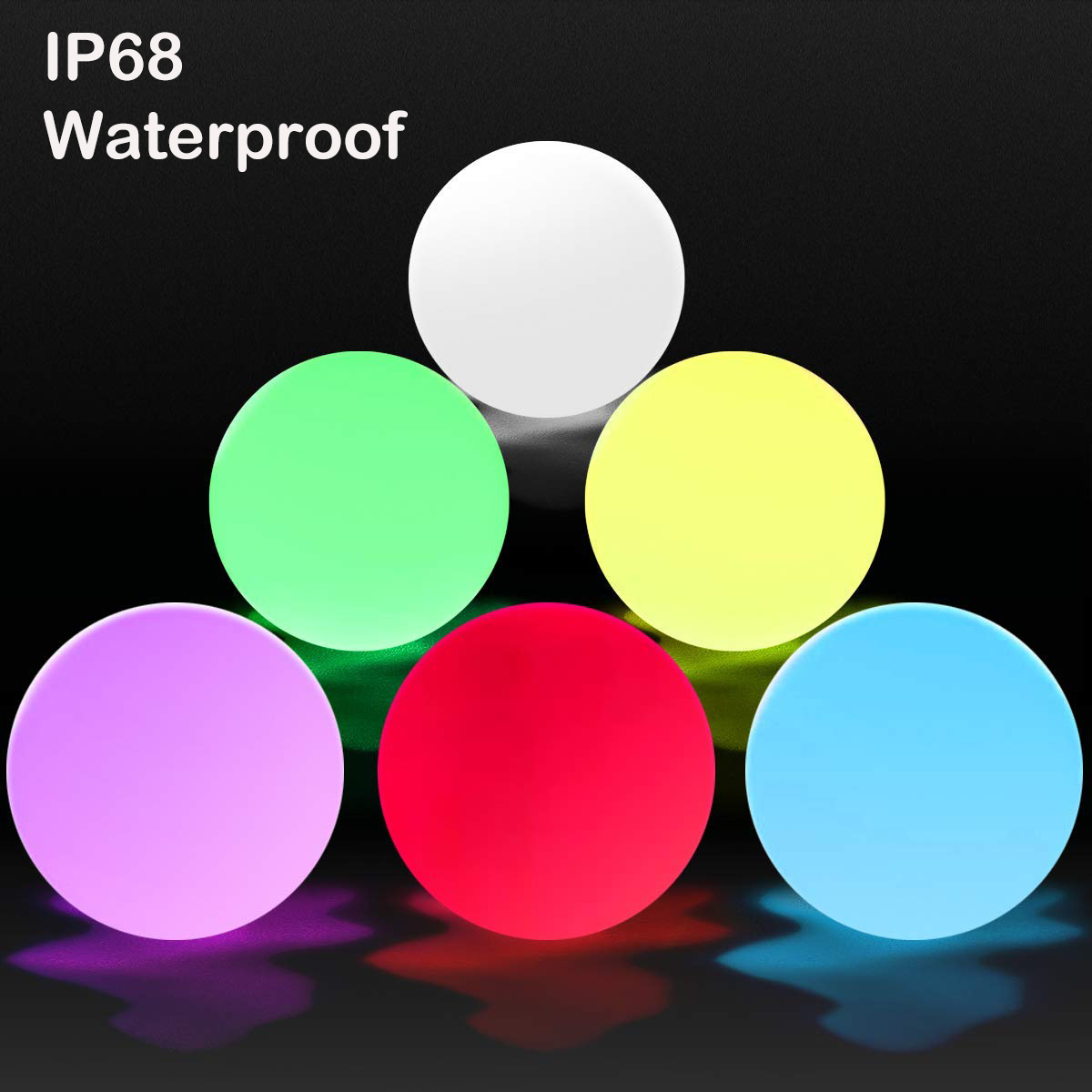 Floating Light Orbs